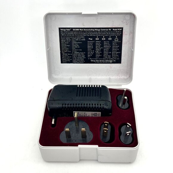 Voltage Converter Kit With Adaptor Plugs Model VCAP 50/2000 Watt Autoswitching - Picture 9 of 14